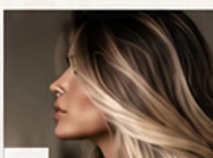 Inspiração de loiro iluminado com ondas